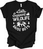 Support Wildlife Raise Boys Shirt Funny Mother Gift Mom of Boys Bear Nature Tee