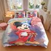 3pcs Mickey Mouse Sorcerer's Apprentice Design Bedding Set, Including 1 Quilt Cover and 2 Pillow Shams, Without Filling, Soft and Comfortable Hom