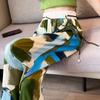 Wide-leg Pants for Women In Spring and Summer Thin New Chinese Style Chinese Style Ink Printing Ice Silk Casual Pants