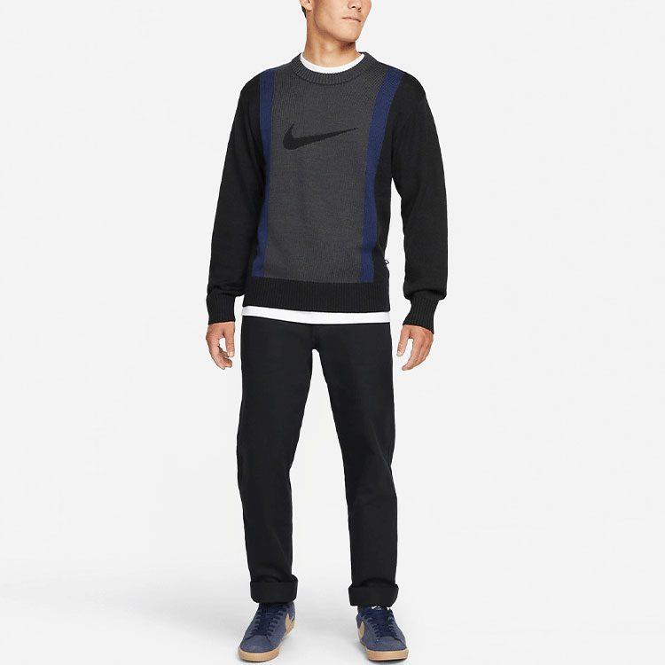 Nike Sweaters Men's Gray Crew Neck Moderate Other DD0579-010