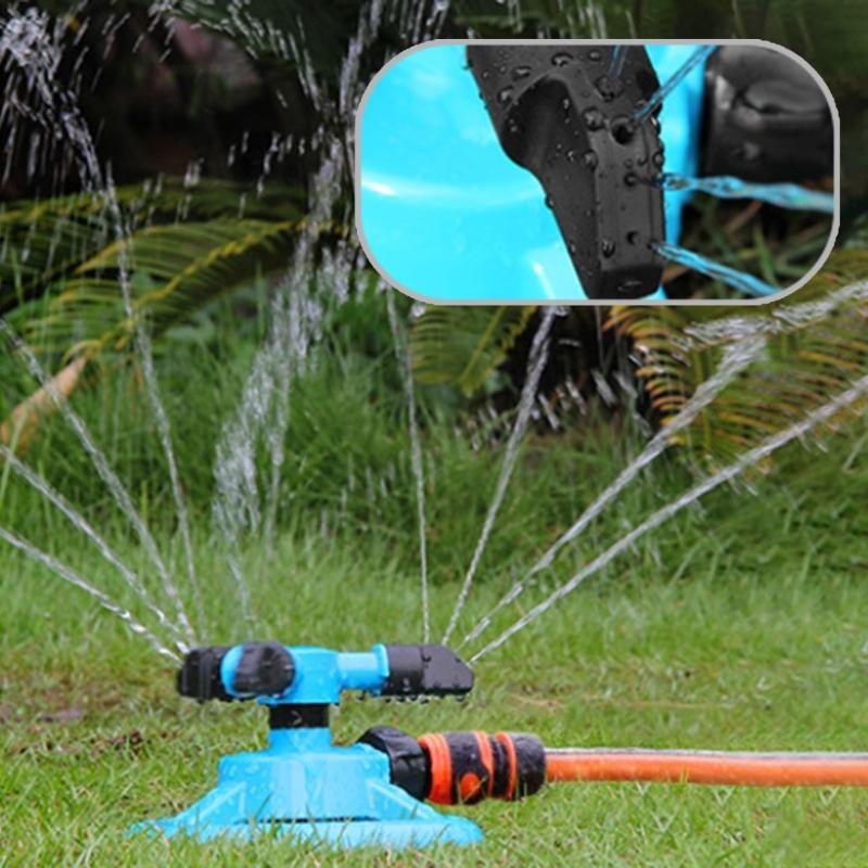 Heavy Type Plastics Garden Sprinkler Quick Install Lawn Sprinkler 360 Degree Sprays For Uniform Lawn Irrigation