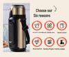 1500ML Portable Stainless Steel Thermos Flask for Home, Car, and Outdoor Use