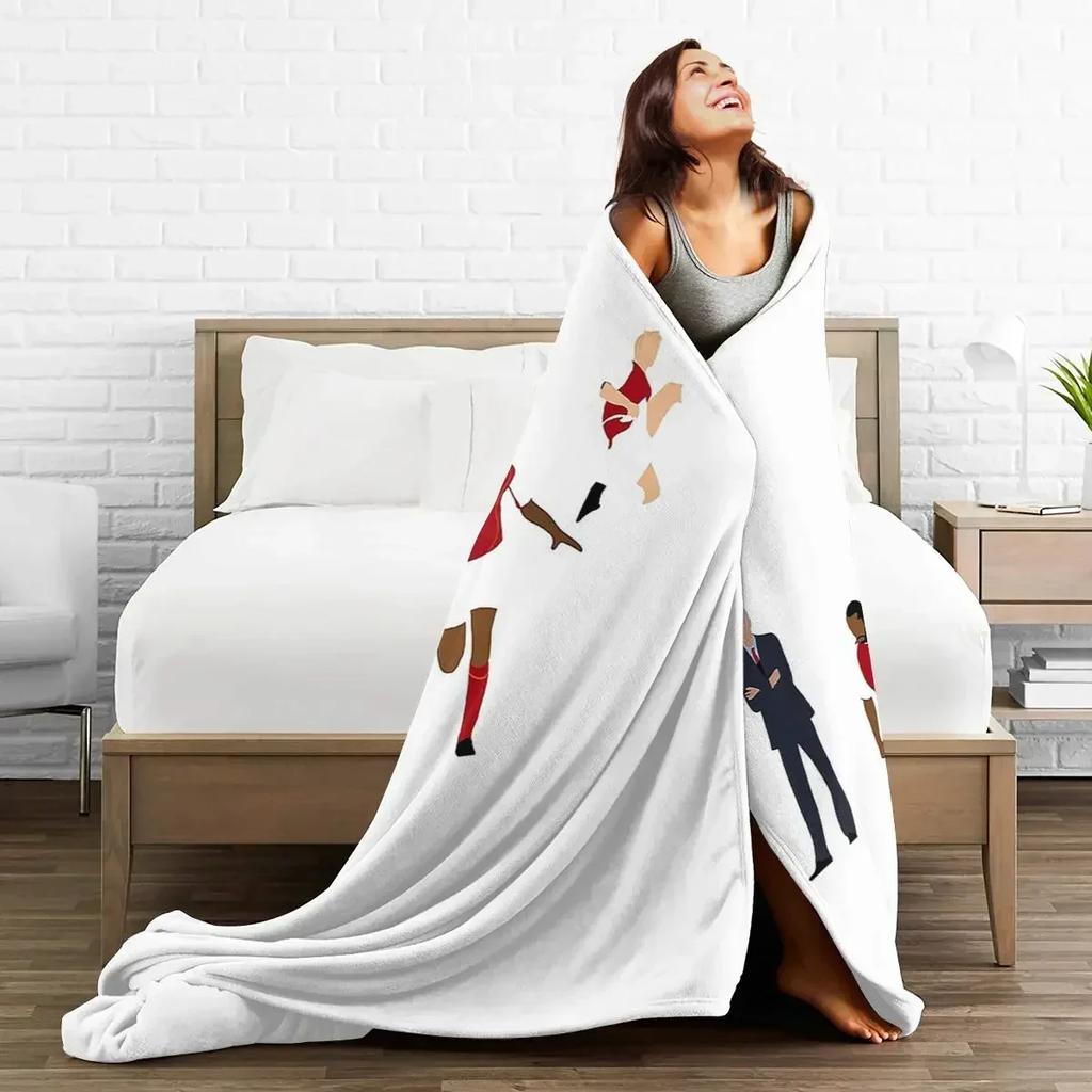 Arsenal Invincibles Minimalistische Kunst Decken Weiche Warme Flanelldecke Überwurfdecke Bezug für Bett Wohnzimmer Picknick Reise Zuhause Couch
