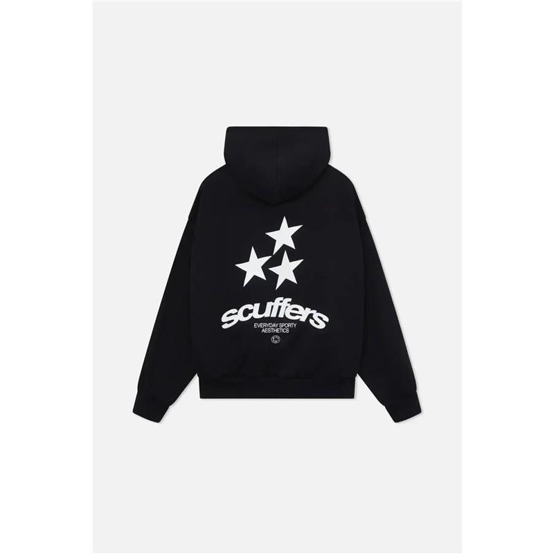 High Street Gothic Hoodie Set Letter Print Loose Fit Sweatshirt Women