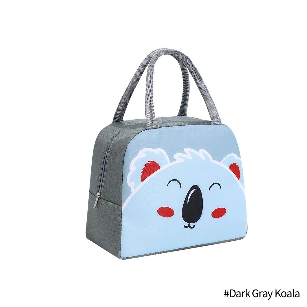 Cute Cartoon Animal Tote Insulated Thermal Lunch Bag Cute Cartoon Picnic Food Storage Lunch Box Cooler Bags