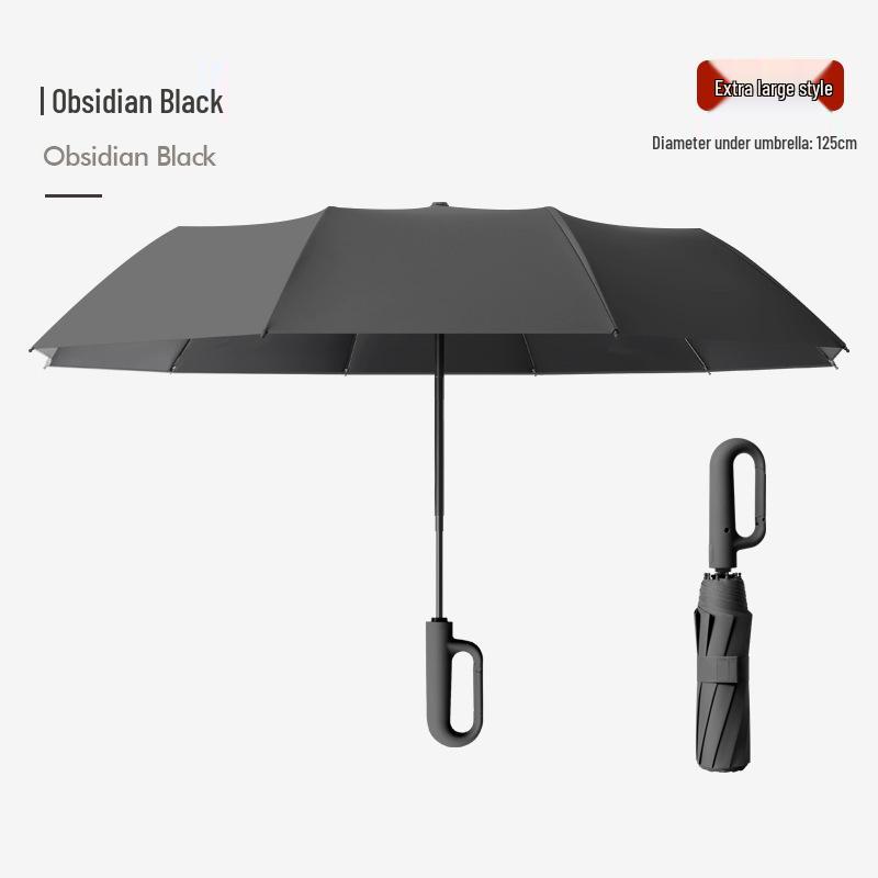 Large Automatic Dual-Use Umbrella: Sunshade & Rain Protection with Custom Logo