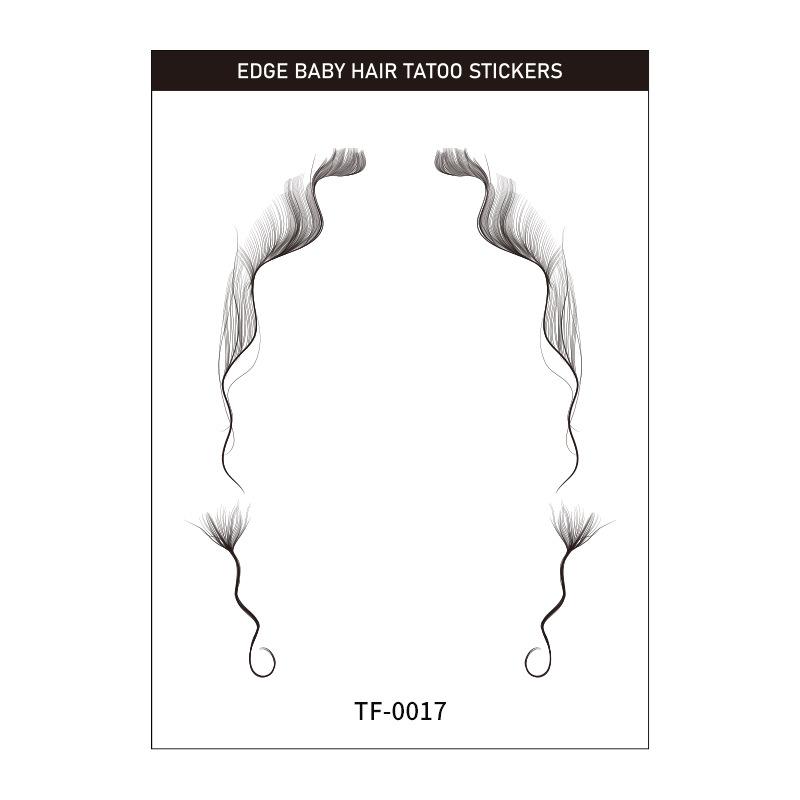Bangs Sticker Eyebrow Sticker Hair Sticker Hairline Wig Tattoo Sticker Hair Edge Tattoo