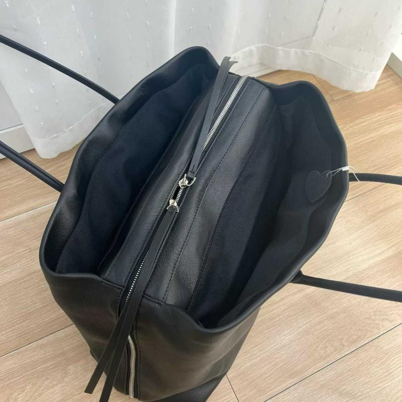 Genuine Leather Tote Bag Women Large Capacity Shoulder Top Grain Cowhide Daily Use Urban Style