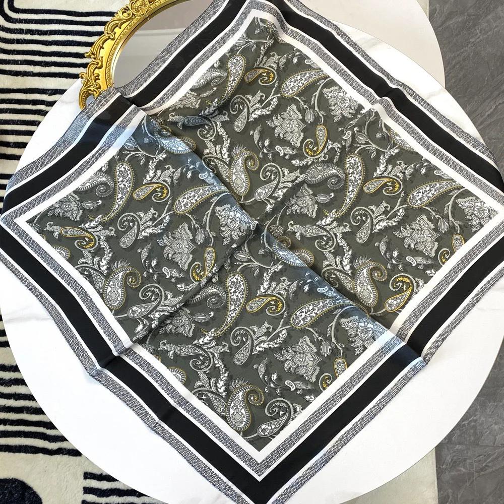 70cm Hair Print Silk Feeling Scarf For Women Fashion NeckTie Hand Bag Foulard Wrist Kerchief Shawl Wraps Hajib Lady