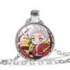 BTS Street Style Cartoon Pendant Necklace, Kpop Bangtan Boys Cartoon Dome Necklace, ARMY Fans Jewelry Gift