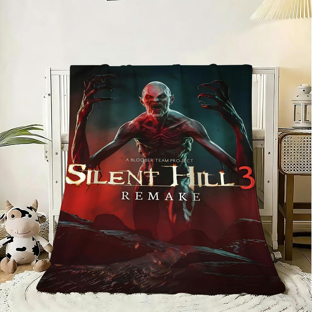 Hot Classic Silent Hill 3 Game Throw 240g Flannel Blanket Lightweight Soft Skin-friendly Summer Thin Throw Blanket