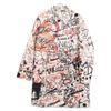 BURBERRY Bastian Tisci period graphic coat coat 48 beigeUsed