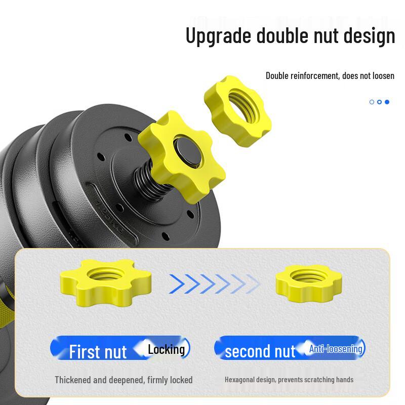 ELANGYAN Adjustable Dumbbell & Barbell Set