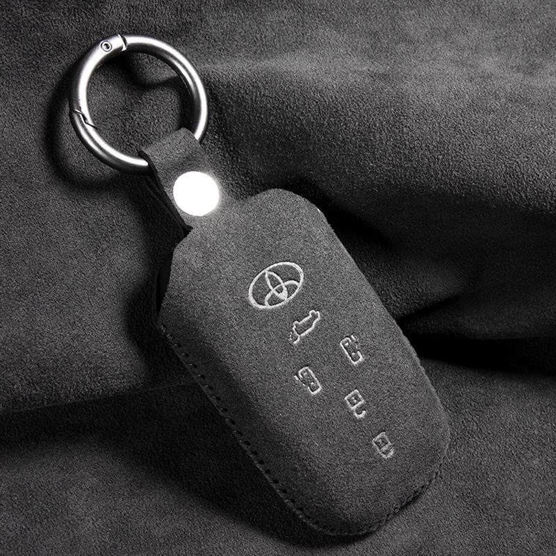 

Високоякісний замшевий чохол для ключів для нового Toyota Sienna 1