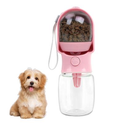 Ciotola per animali domestici 2 in 1 da viaggio, borraccia portatile per cani, erogatore d'acqua a prova di perdite