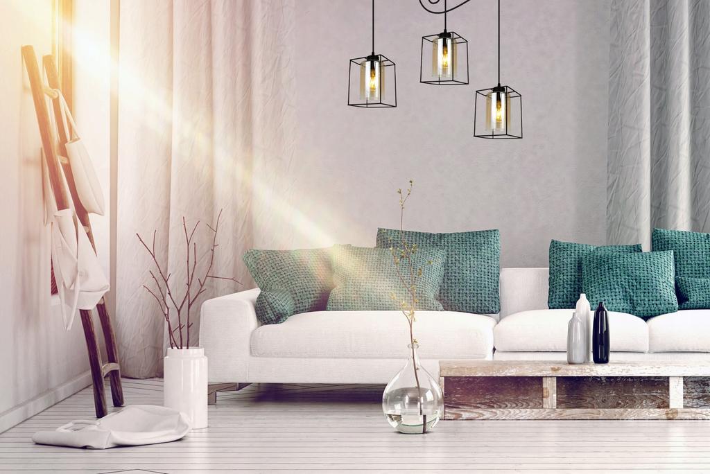 MODERN ELEGANT HANGING LAMP GLASS SHADE