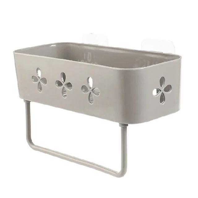 Wall-mounted Bathroom Corner Shelf Without Drilling Rustproof Space Aluminum Shower Storage Shampoo Holder Bathroom Accessories