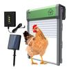 Porta per pollaio temporizzata con telecomando alimentata a energia solare in materiale ABS impermeabile per l'allevamento di pollame