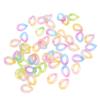50 Pcs Chain Link Colorful Detachable Acrylic Open Chain Link   Jewelry Making Chain Buckle Decoration
