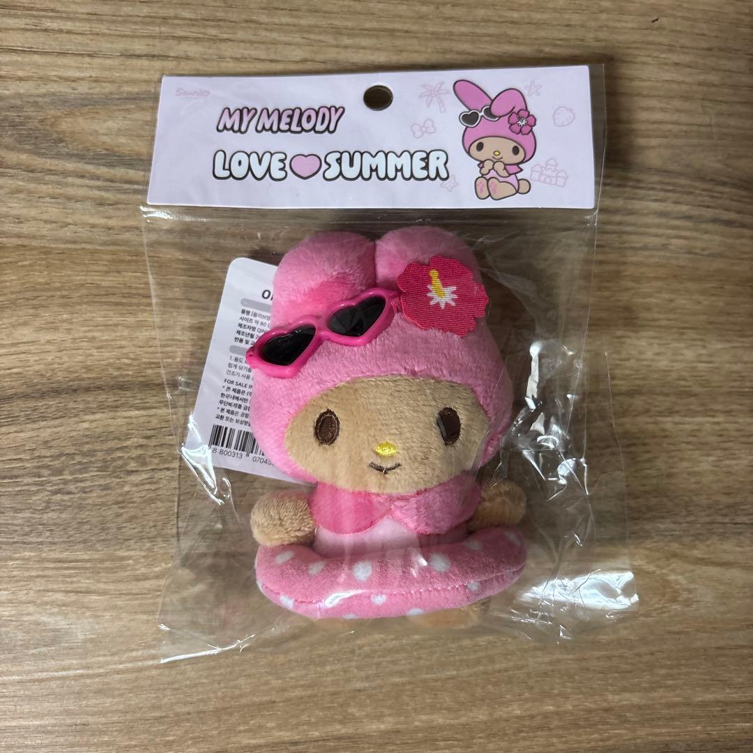 [Б/У] Эксклюзивный для Кореи брелок-талисман My Melody цвета загара Olive Young x Sanrio
