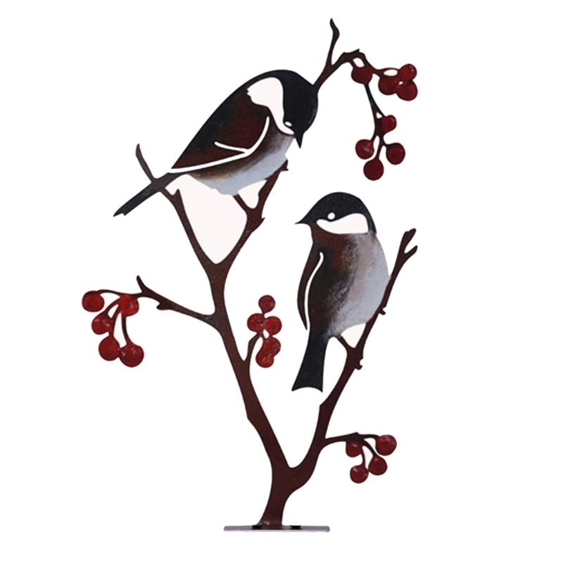 

Bird Statue Garden Decors Metal Garden Bird Yard Decorations Outdoor Bird Sculpture Lawn Metal Garden Ornaments 1