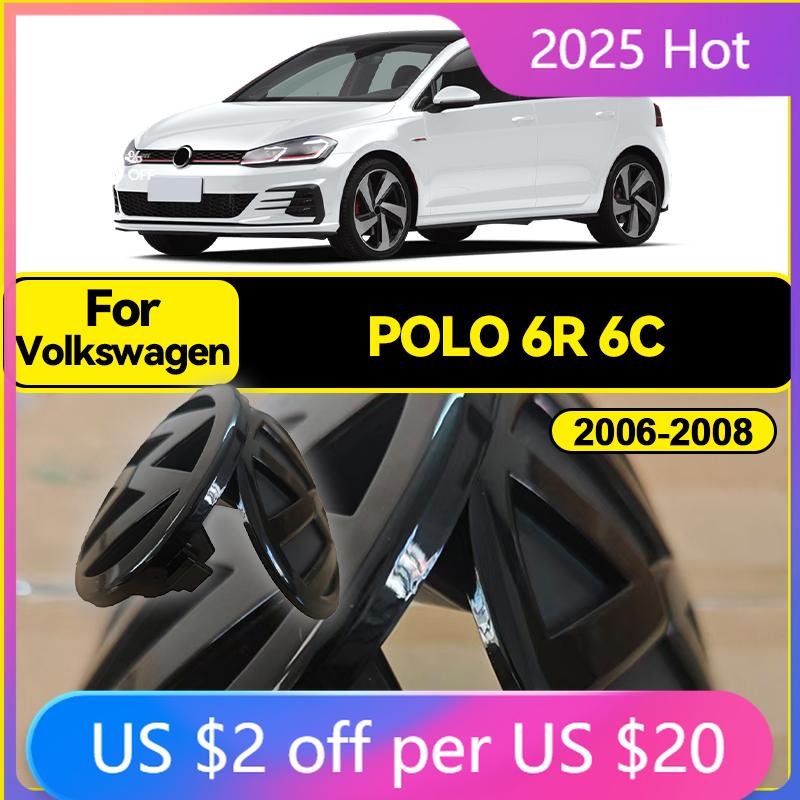 BGB1 GOLF 4 5 6 7 Hot 2026 For VW VOLKSWAGEN 2PCS Replacement Car Front Grill Badge Rear Trunk Lid Emblem Logo Car Styling For Polo 6 YL2