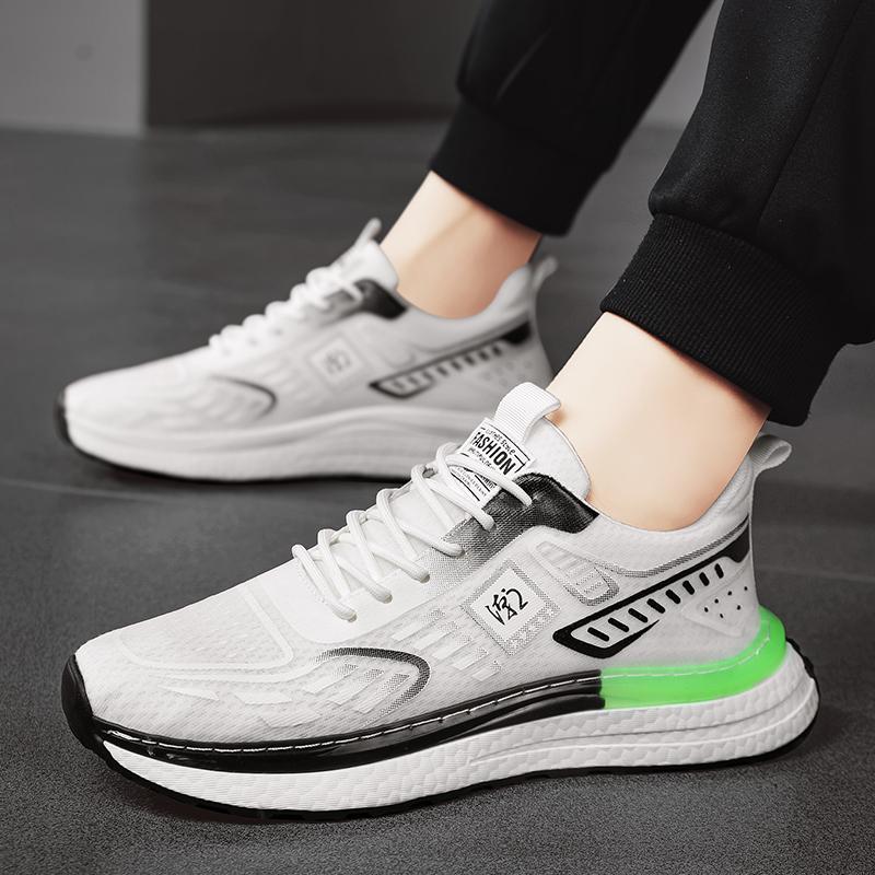 Men's breathable mesh sports shoes summer non-slip soft-sole comfort outdoor casual running shoes fashion student exam sneakers