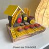 Eco-Friendly Kindergarten Art Supplies: Natural Twigs & Wood Chips for DIY Treehouse Projects