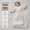 Wool & Ginger Baby Sleeping Bag: All-Season, Temperature-Control, Anti-Kick Quilt for Newborns