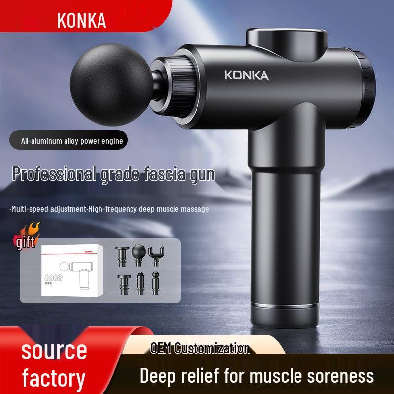 Mini Fascia Gun Smart Muscle Massager with Variable Speed Vibration for Relaxation and Sports Recovery.