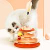 1pcs 3-Layer Feather Cat Turntable with Fun Toy Ball and Playing Stick - Interactive Toy for Cats