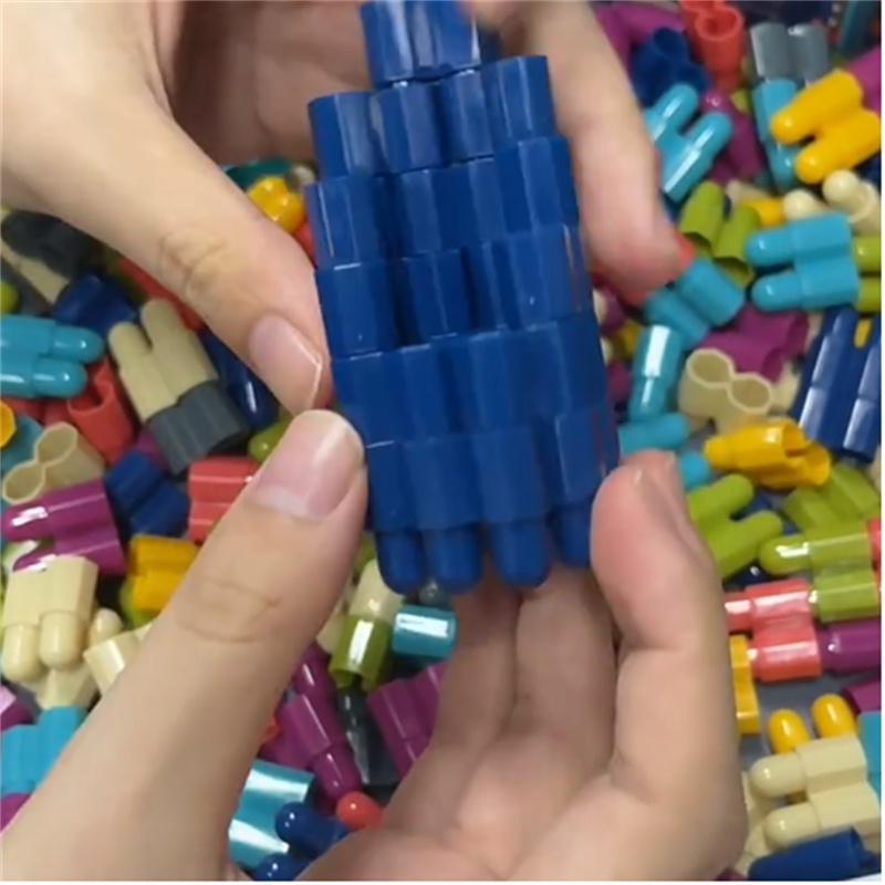 Bullet Building Pellet Blocks Toy Diy Assembling Toys Early Education Gift Kids