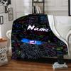 Custom Name Jinx Power Dark Party Blanket For Couch Bed Plush Cozy Fuzzy Blanket Super Soft Warm Blankets For Fall And Winter 091619