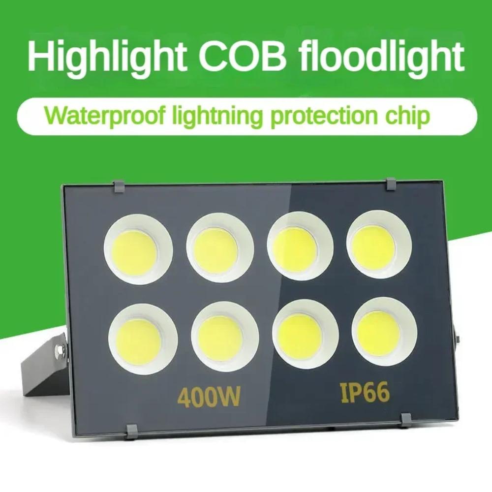 LED Outdoor Floodlight AC220V Spotlight IP66 Waterproof Lamp 50W 100W 200W 300W  500W 600W Led Flood Light Garden Street Lamp