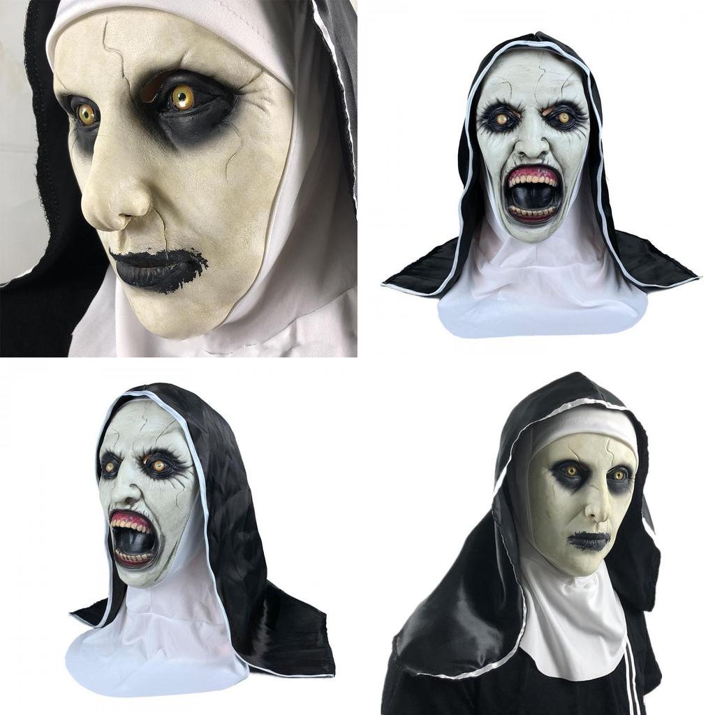 Maschera da Testa Horror Realistica The Conjuring 2 Maschera in Lattice Per Feste in Costume