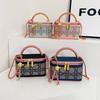 Bag Women's Bag Spring 2025 New Korean Version Niche Shoulder Bag Fashion Diamond Crossbody Portable Vanity Case Sub-bag