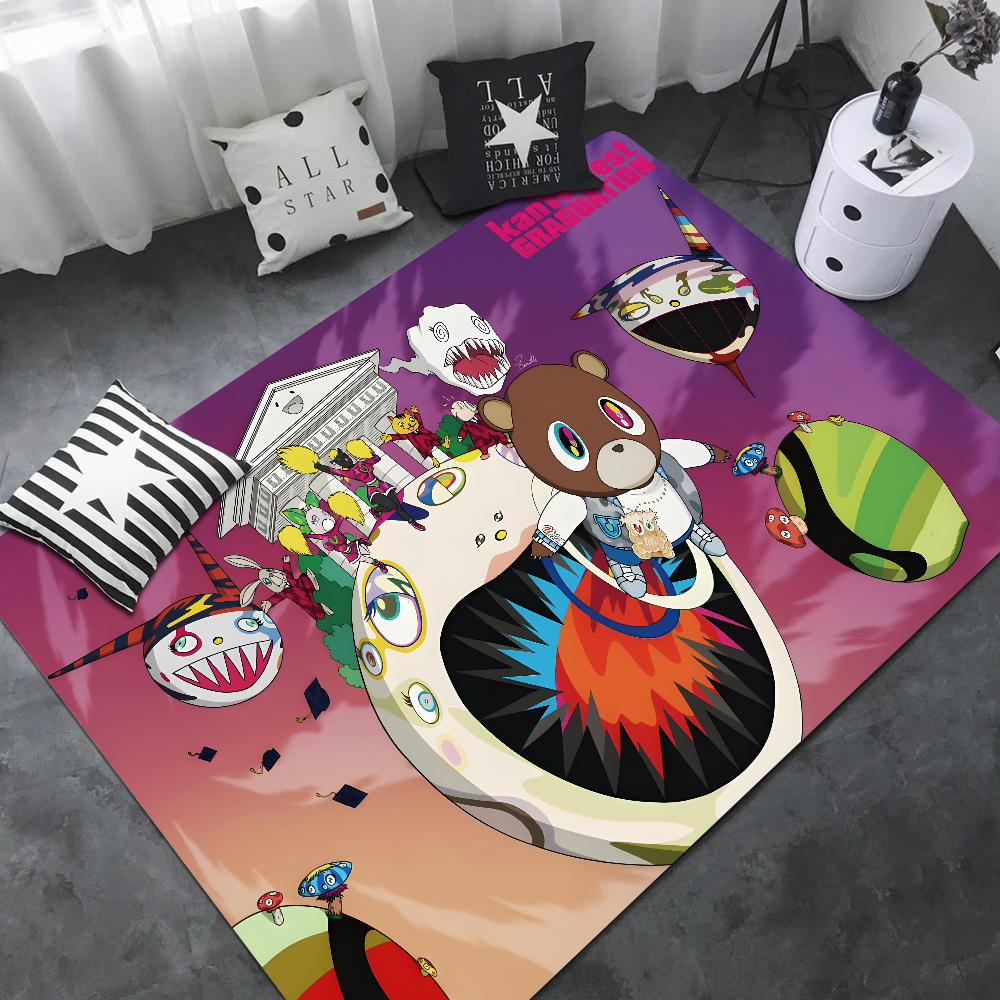 Hot Singer Kanye West Kitchen Mat Nordic Style Bedroom Living Room Doormat Home Balcony Anti-Slip Doormat Area Rug