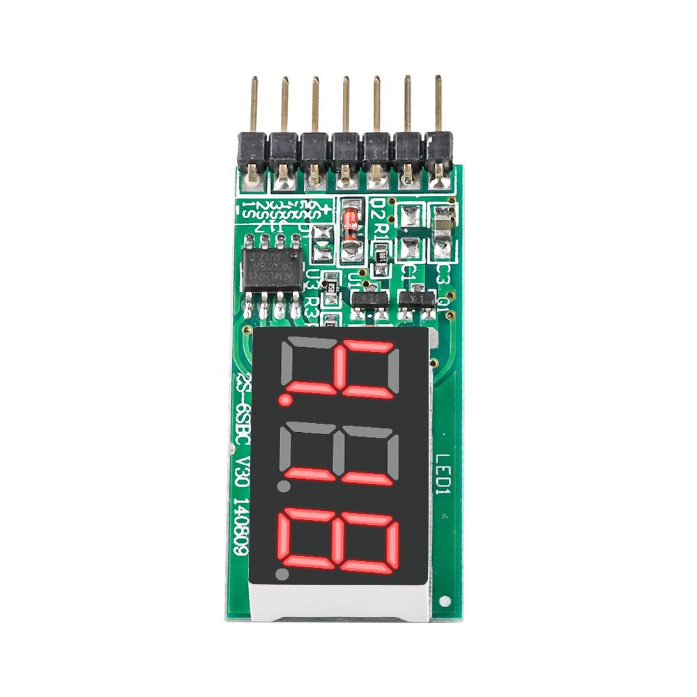 

2S-6S 7.4V-22.2V Digital LED Voltage Battery Meter Tester Indicator battery power indicator display