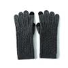 Touch Screen Gloves Cashmere Autumn and Winter New Style Unisex Twisted Pattern Warm Cycling Windproof Knitted Five Finger