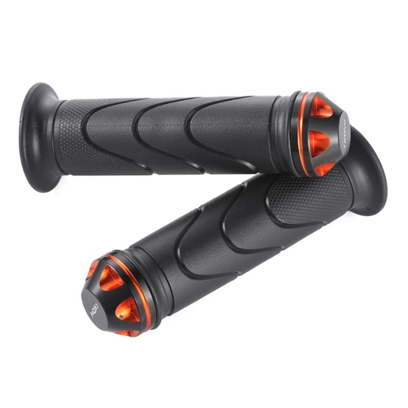 Universally Motorcycle Hand Grips Rubber End Thrusters Grip Handlebar Grips for Scooter Electric Bike Modification
