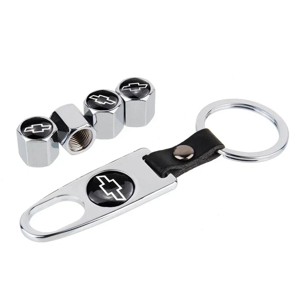 AABHM1 Metal Alloy Valve Caps Car Wheel Stem Tire Modification For Chevrolet Cruze Malibu Spark Orlando Aveo Captiva Optra Trax Lacetti