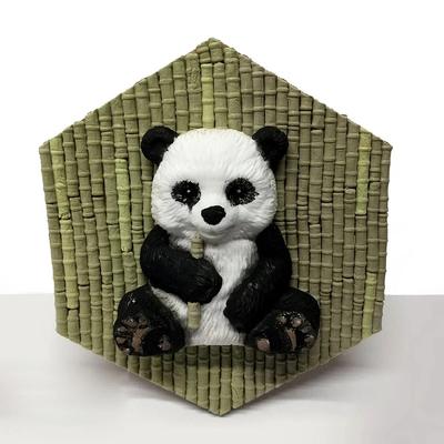 Molde de Silicona con Forma de Panda/Bambú Fácil Limpieza Antiadherente Para Hacer Pasteles Cubitos de Hielo