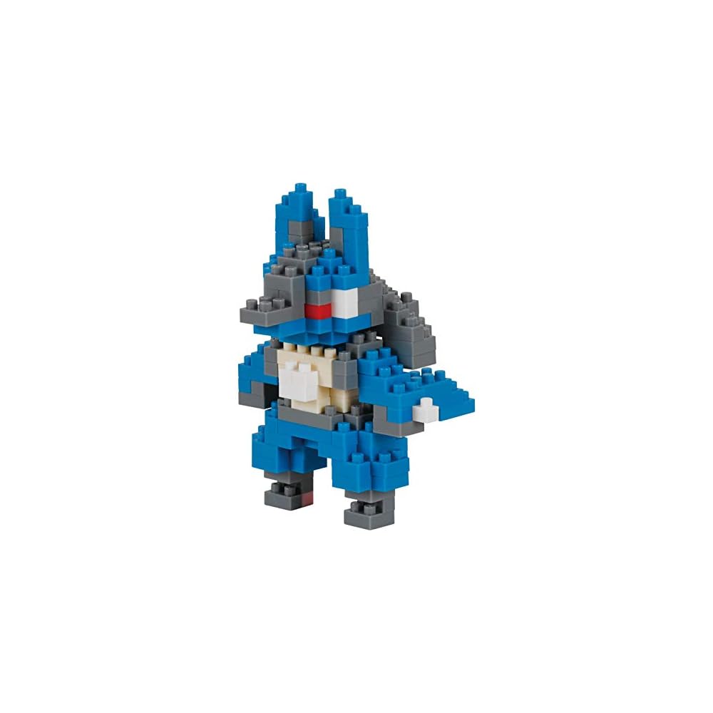 Kawada Nanoblock Pocket Monster Lucario Building Set 150 Pieces Educational Toy