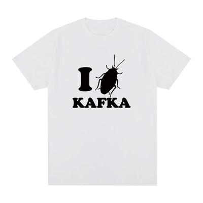 I Love Franz Kafka Print Tshirt Classic Female T Shirt New Short Sleeve Womens Tops Fashion Casual Clothes