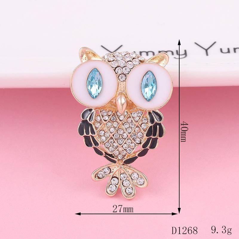 Owl Refrigerator Magnets: DIY Jewelry & Clothing Accessories with Diamond Stickers
