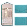 1Pc Roll Foldable Jewelry Case Travel Jewelry Organizer Portable For Journey Earrings Rings Necklaces Brooches Storage Bag