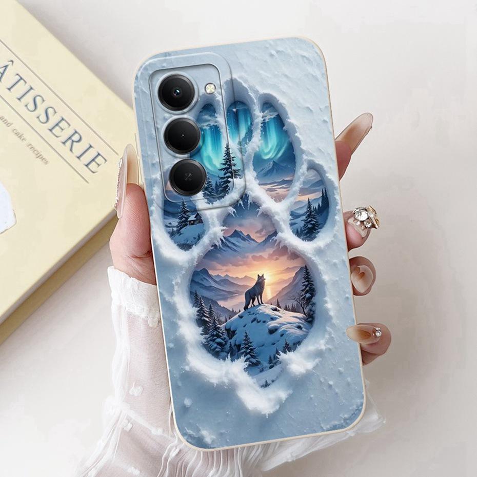 Beautiful Floral Phone Case For Xiaomi Redmi 15 5G / Note 15R Soft Silicone Shockproof Cases For Redmi Note15R 15 5G Bumpers