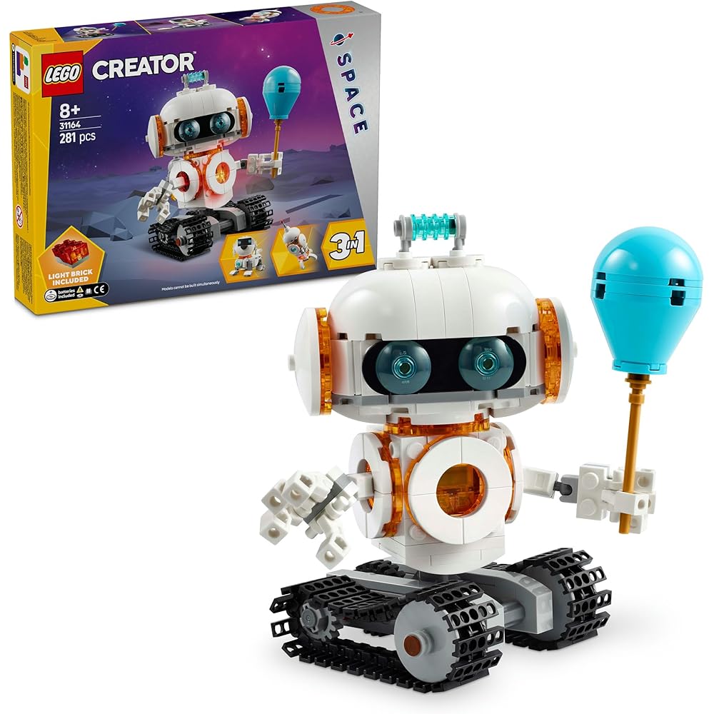 

LEGO Creator Space Robot Building Toy for Kids Ages 8-10, Block Set 31164