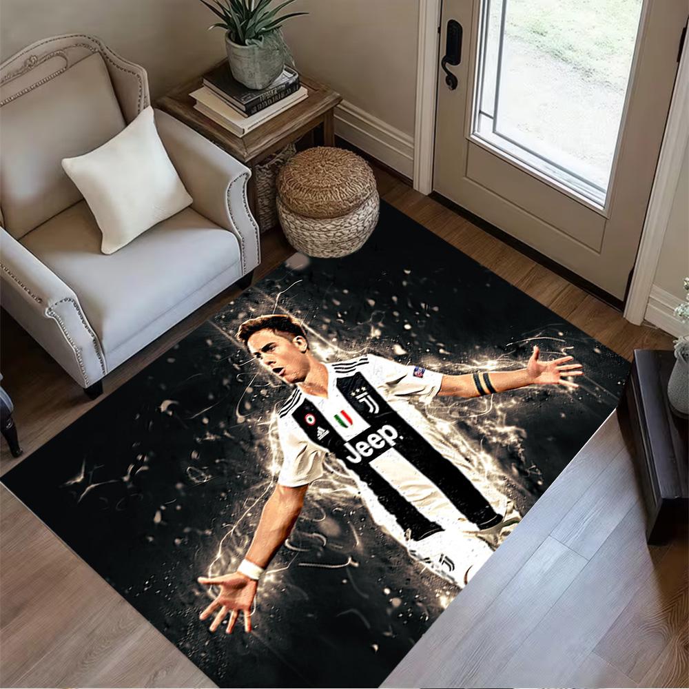 Juventus Celebration Moment Area Rug Design for Study room Decorate room Kitchen Foyer Antislip Carpet Decorate Offices Wedding Party Gift