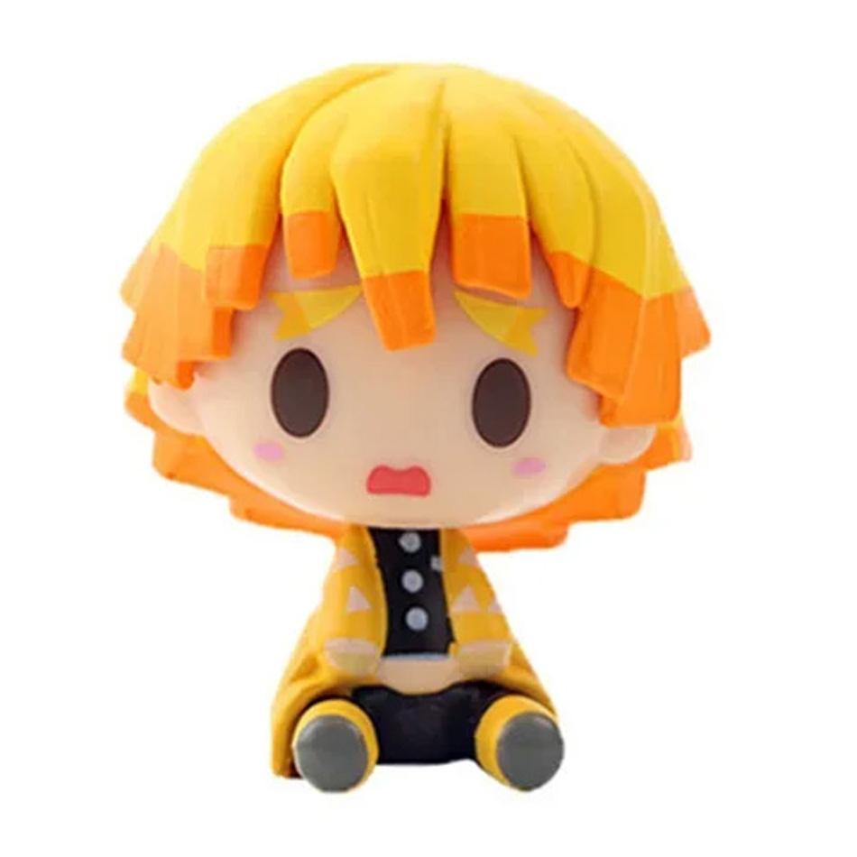 Anime Demon Slayer Blind Bag 4pcs Set Handmade Anime Cartoon Doll Desktop Decoration Birthday Gift Cute Toys